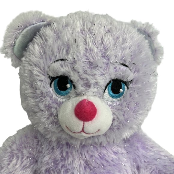 Build A Bear Plush Disney Olafs Frozen Adventure Anna Bear Purple Sparkle BAB - Picture 5 of 12